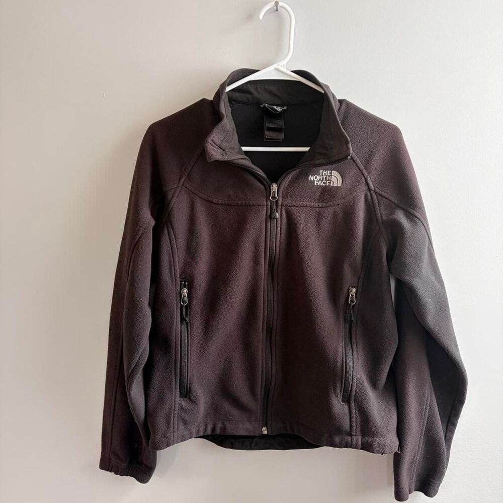The North Face Black Full Zip Fleece Jacket Women’s, windbreaker, outdoors, fall